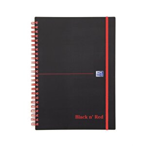 Black n Red A5 WB Polyprop Cover NB