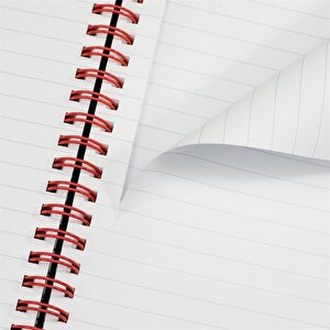 Black n Red A5 WB Polyprop Cover NB
