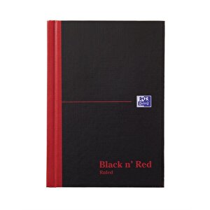 Black n Red A6 Casebound Hardback NB
