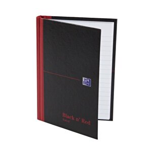 Black n Red A6 Casebound Hardback NB