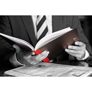 Black n Red A6 Casebound Hardback NB