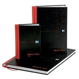 Black n Red Plain NB CB A4 160 Page