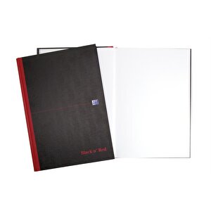 Black n Red Plain NB CB A4 160 Page