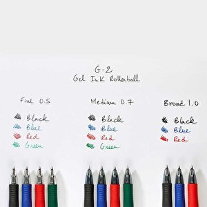 Pilot G-2 Rollerball Red Med PK12