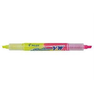 Pilot BeGreen Spotliter VW Highlighter Pen 3.6 mm Dual Medium Tips Yellow and Pink Pack of 10