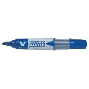 Pilot BeGreen V-Board Master Permanent Marker 6 mm Bullet Tip Blue Pack of 10