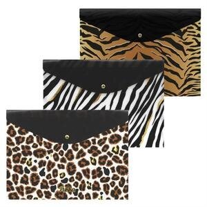 Pukka Wild A4 Stud Document Wallet Assorted Colours Pack of 3