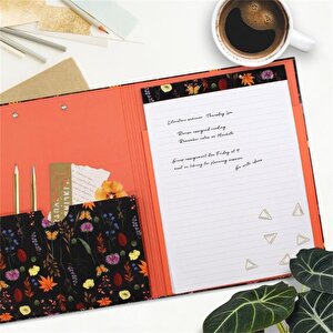 Pukka Bloom A4 Clipboard Padfolio Black