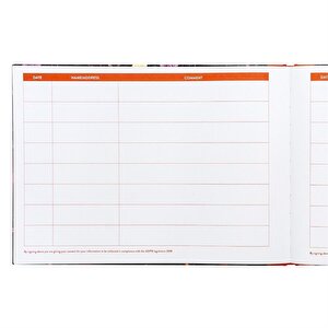 Pukka Bloom Black Visitors Book