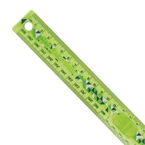 Oxford Geo Folding Rule Green