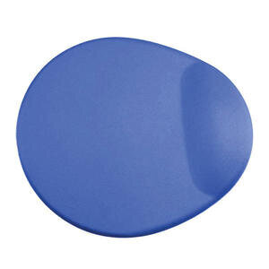 Intech Oval Mouse Mat With Wrist Support Blue