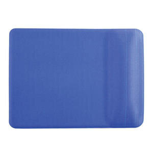 Intech Rectangle Mouse Mat With Wrist Support Blue