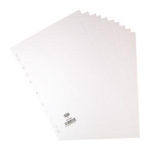 Elba 10-Part Divider A4 160 gsm Card White
