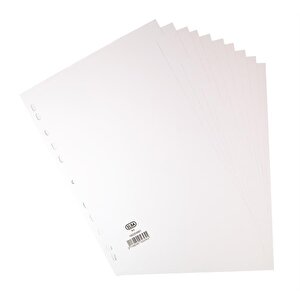 Elba 10Part Divider A4 160gsm Card White