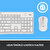 Logitech MK295 Sessiz Kablosuz Türkçe Klavye Mouse Seti - Beyaz kucuk 7