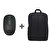 Logitech M196 Bluetooth Kablosuz Mouse ve Nero 15.6 inç Notebook Sırt Çantası- Siyah