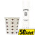 Bencup Karton Bardak Yıldız Desenli 7 oz 50'li Paket