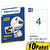 Avansas AV-1204 Beyaz Etiket 105x148,5 mm 4'lü x 10 Paket Çok Al Az Öde kucuk 1
