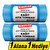 Koroplast Kağıt Atık Çöp Torbası Jumbo Boy 80 cm x 110 cm Mavi 10'lu Paket 1 Alana 1 Hediye kucuk 1