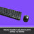 Logitech MK220 Kablosuz Türkçe Klavye Mouse Seti - Siyah kucuk 3