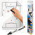 Legamaster Magic Chart Statik Flipchart Kağıdı 60 cm x 80 cm Çizgisiz Marker Kalem Hediyeli kucuk 4