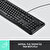 Logitech MK120 USB Kablolu Tam Boyutlu Türkçe Klavye Mouse Seti - Siyah kucuk 4