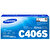 Samsung CLP 365 CLT-C406S Mavi (Cyan) Toner kucuk 1