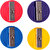 Ark 1366 Kalemtıraş Yuvarlak Karışık Renk 12'li Paket kucuk 3