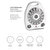 Goldmaster GM-7919 Venüs Fanlı Isıtıcı - Soğutucu 2000 W kucuk 7