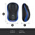 Logitech M185 USB Alıcılı Kompakt Kablosuz Mouse - Mavi kucuk 6