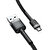 Baseus CAMKLF-BG1 Cafule Micro USB 2.4A Kablo 1 mt kucuk 2