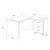 Avansas Comfort Çalışma Masası Takımı 140 cm Beyaz (Masa + Keson) kucuk 4