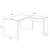 Avansas Comfort L Çalışma Masası 140 cm Beyaz kucuk 4