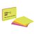 Post-it Super Sticky 200x149mm Neon PK4