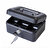 Cathedral metal cash box 200mm blk