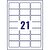 Inkjet Address Label 63.5x39mm 2100 lbl