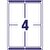 Avery BlockOut Ship Lbl 139x99mm PK400