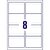 Avery Clear Label 99x67.7mm PK200
