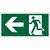 Exit Left Sign SRP 600x200 GN&WH