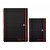 Black n Red A5 Recycled WB PP Cover NB