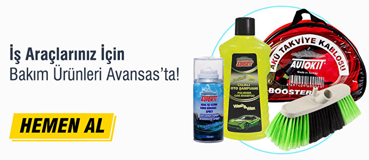 Otomobil & Motosiklet Ürünleri Avansas'ta!