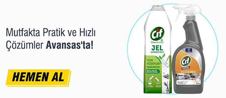 Mutfakta Pratik ve Hızlı Çözümler Avansas'ta!
