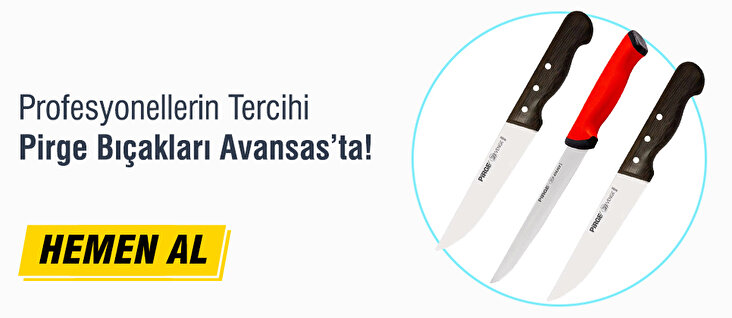 Profesyonellerin Tercihi Pirge Bıçakları Avansas'ta!