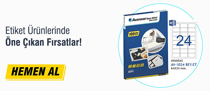 Etiket Ürünlerinde Öne Çıkan Fırsatlar!