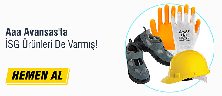 Aaa Avansas'ta İSG Ürünleri De Varmış!