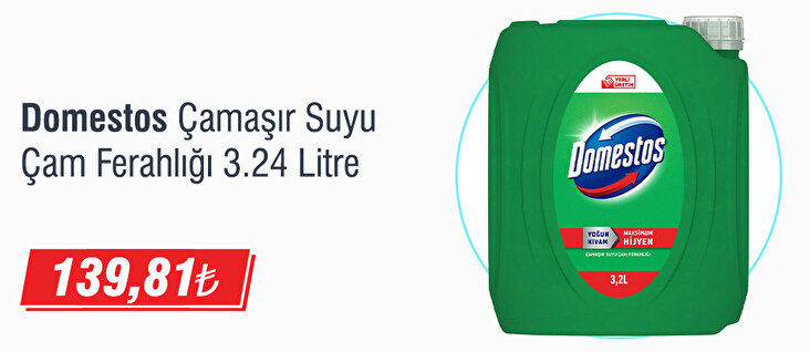 Çamaşır Suyu Avansas'tan Alınır!