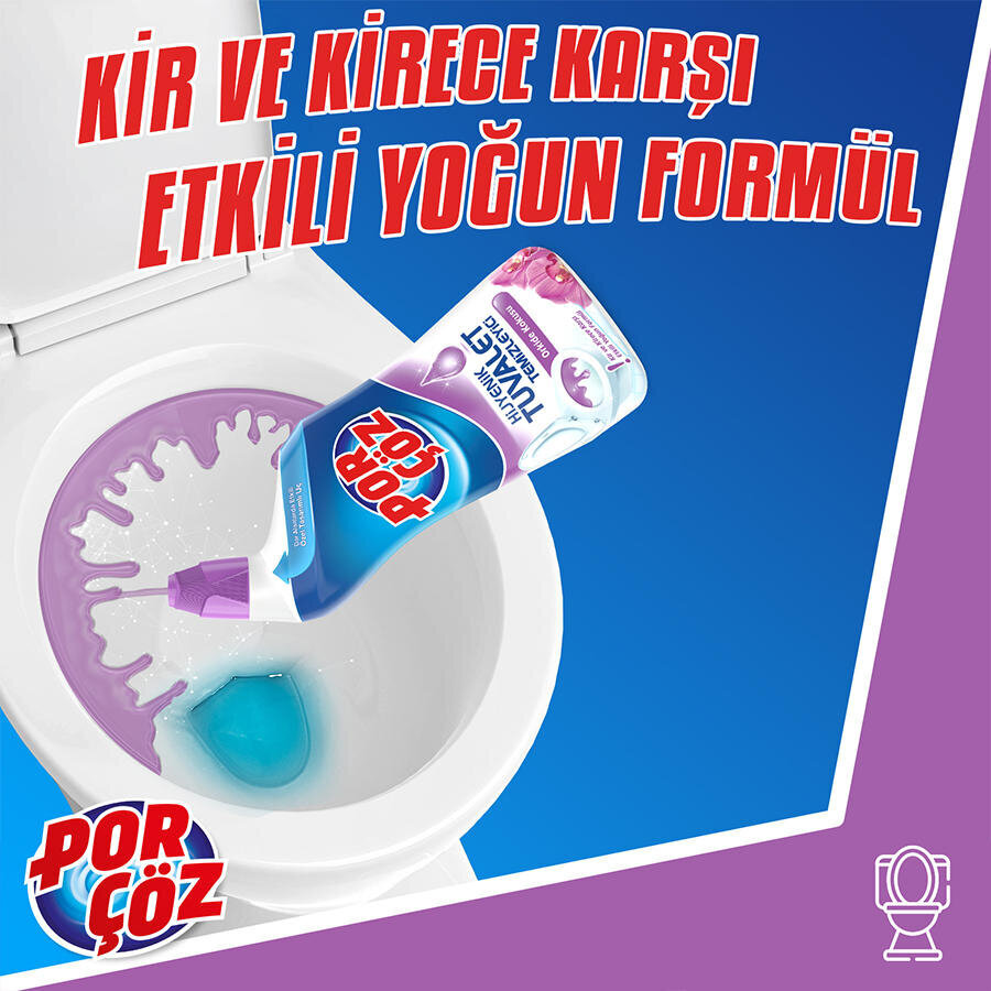Porçöz Tuvalet Temizleyici Orkide Kokulu 750 ml Fiyatı | Avansas
