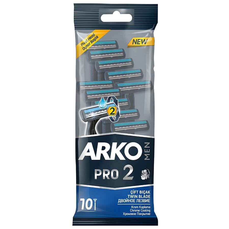Arko Men Tıraş Bıçağı Pro 2 Bıçaklı 10 Adet