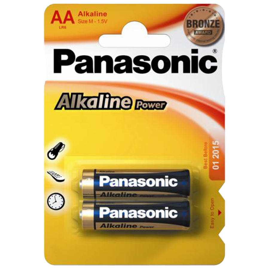 Panasonic Alkalin Power Kalem AA Kelam Pil 2'li Paket
