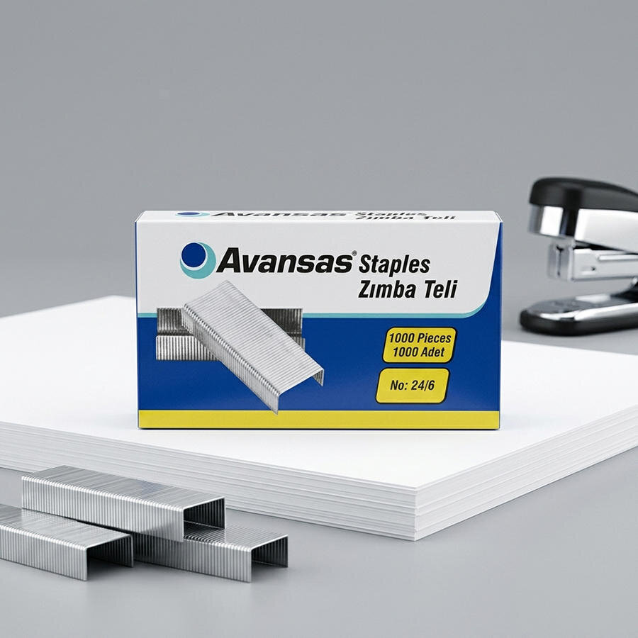 Avansas AY61 Zımba Teli No:24/6 10'lu Paket Fiyatı | Avansas